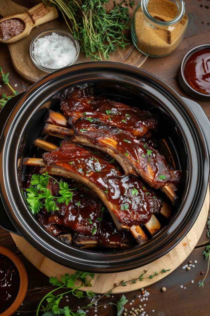 Slow Cooker BBQ Ribs