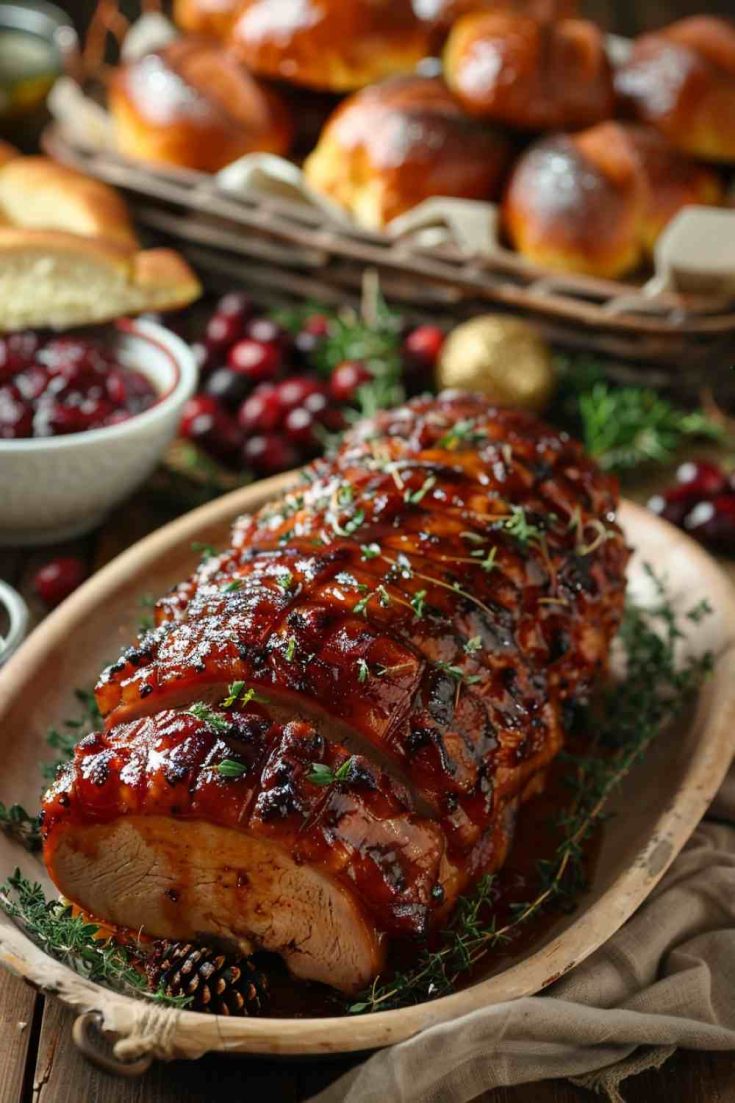 Slow Cooker Maple Glazed Pork Loin