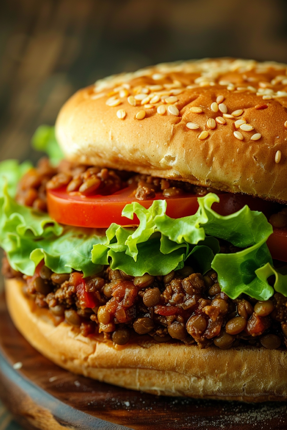 Smoky Lentil Sloppy Joes