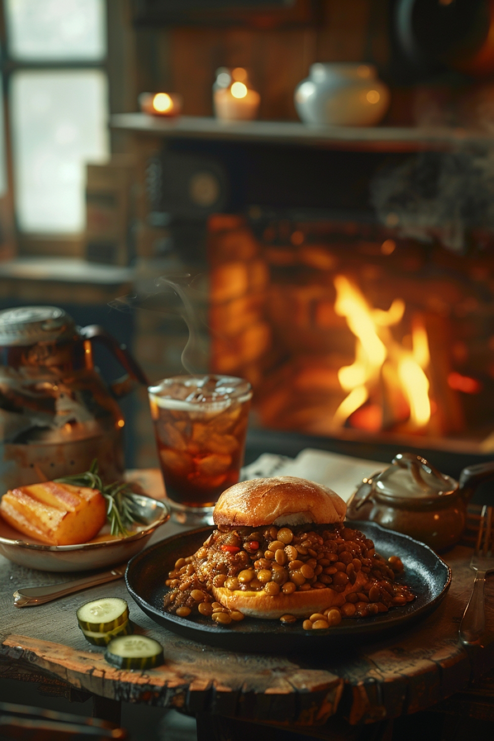 Smoky Lentil Sloppy Joes