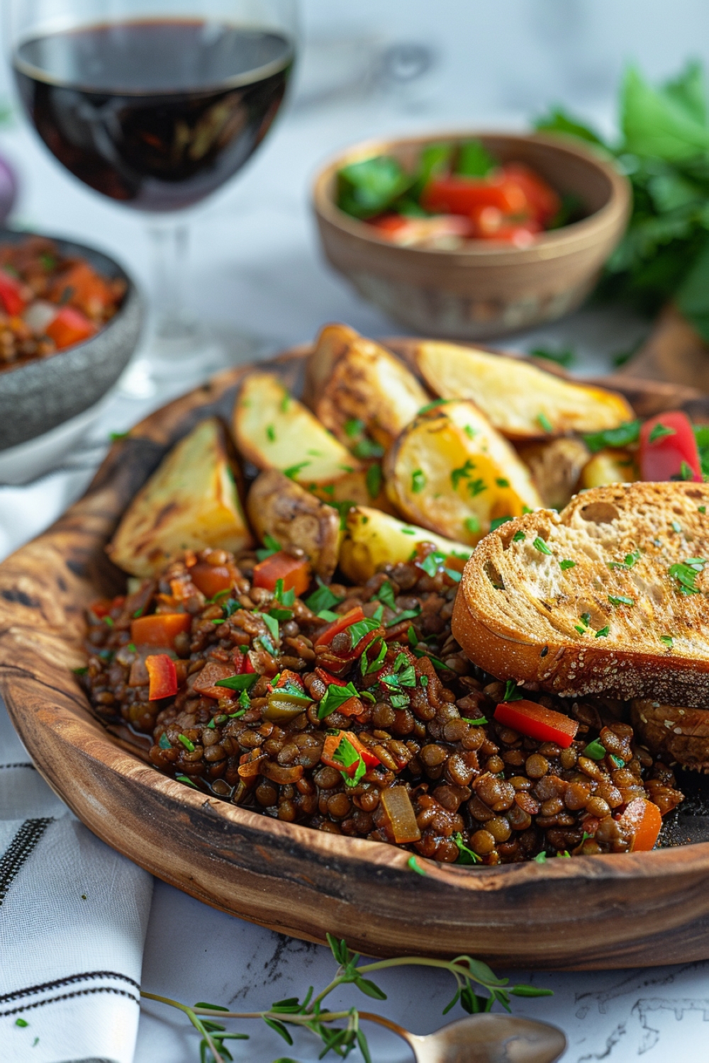 Smoky Lentil Sloppy Joes