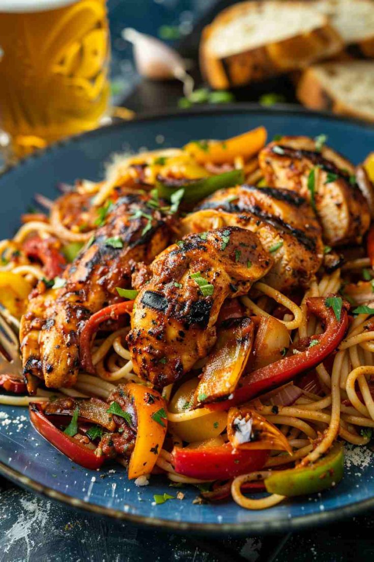 Spicy Cajun Chicken with Pasta