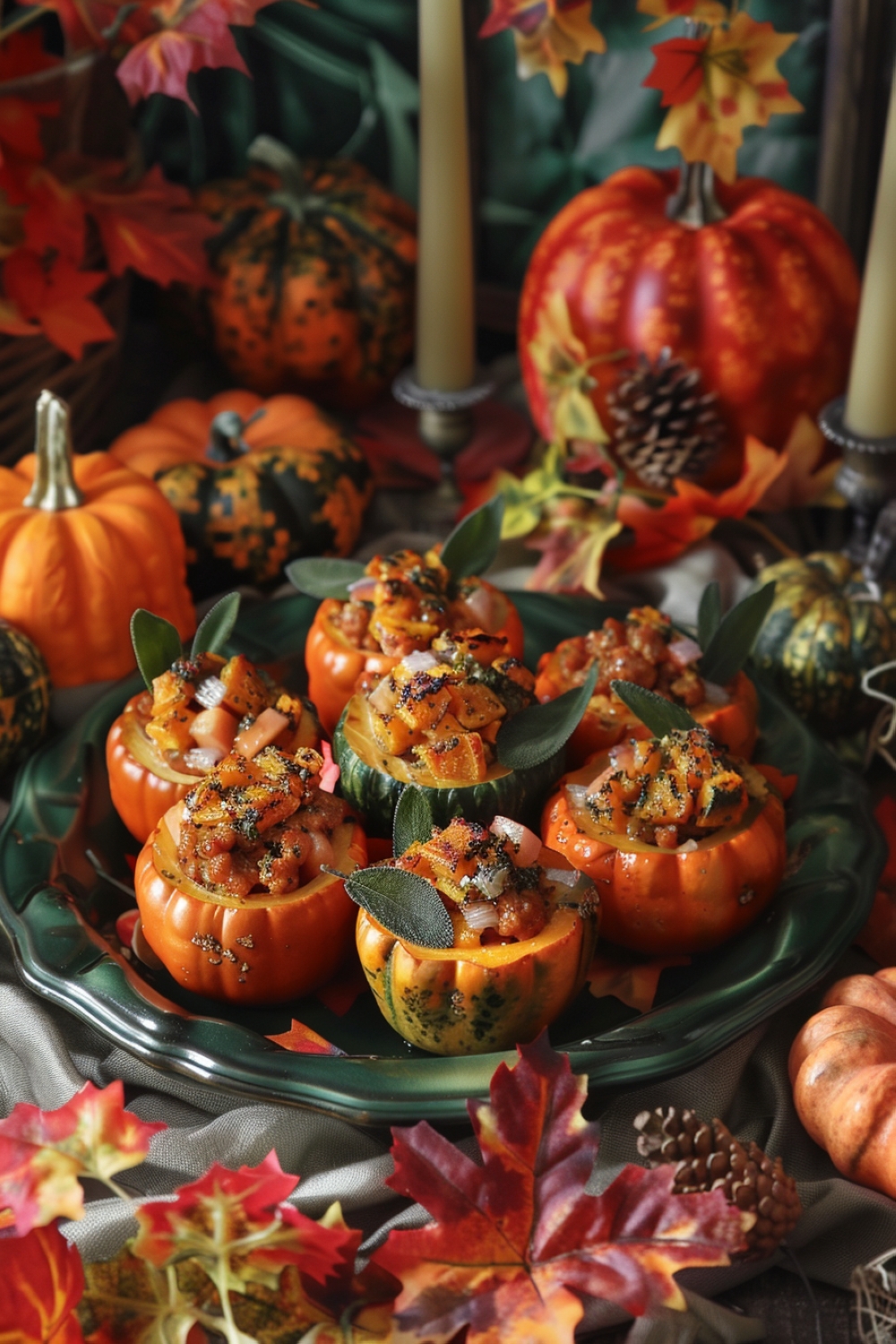 Stuffed Acorn Squash Delight