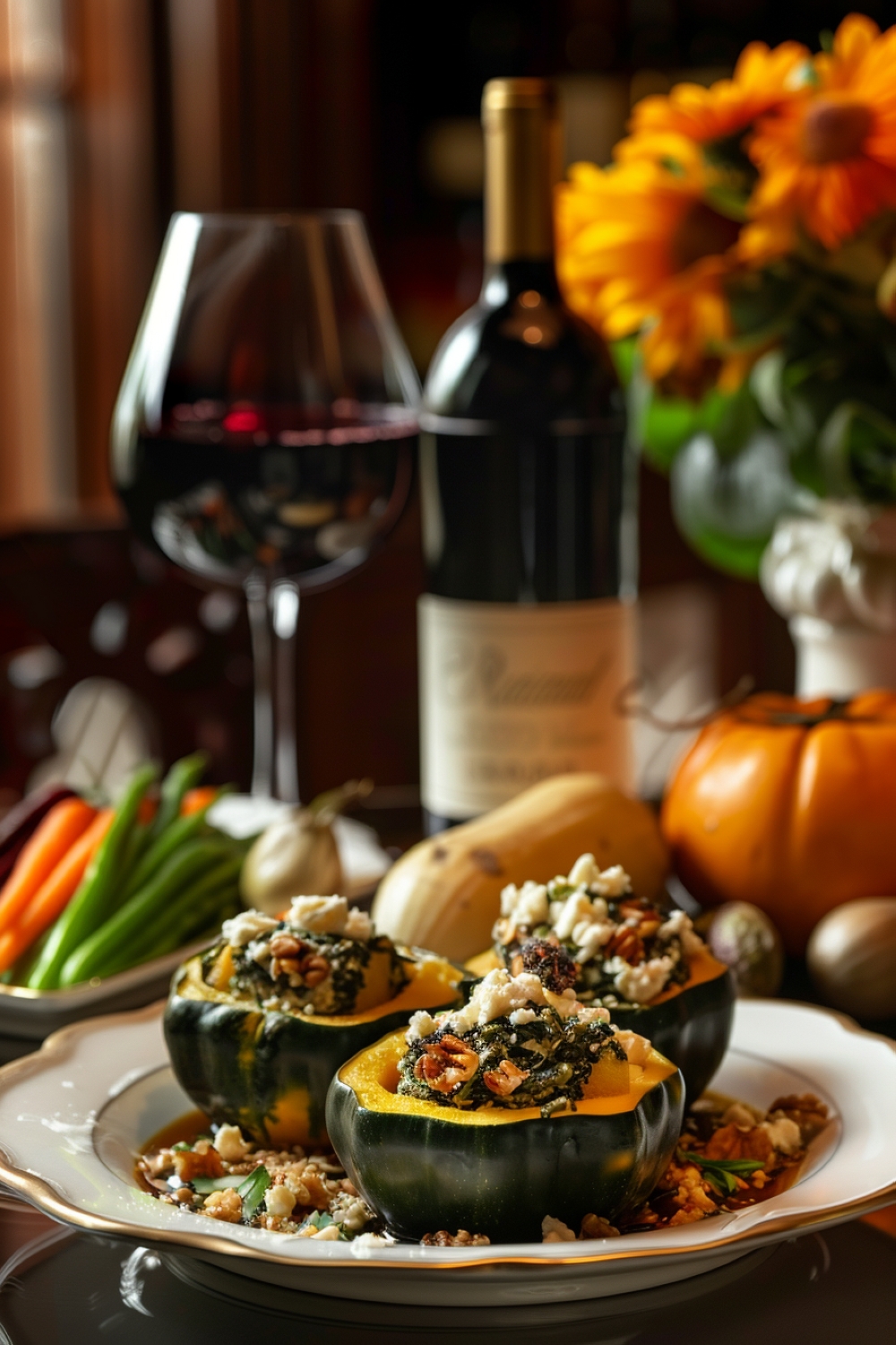 Stuffed Acorn Squash Delight