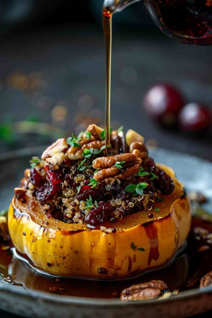 Stuffed Acorn Squash for Two