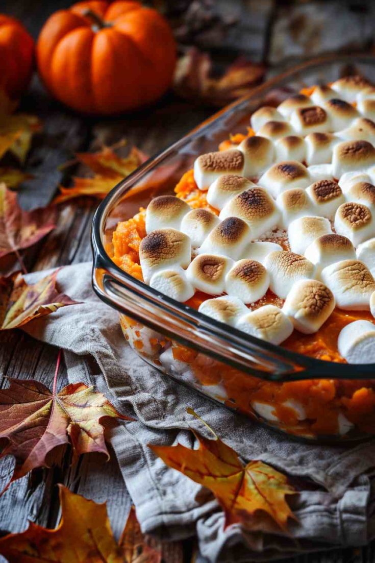 Sweet Potato Casserole with Marshmallows