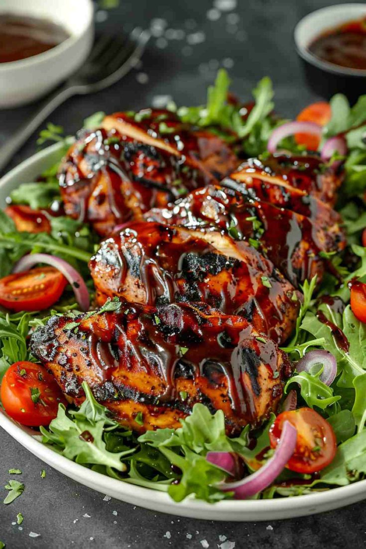 Sweet and Spicy BBQ Chicken Breasts