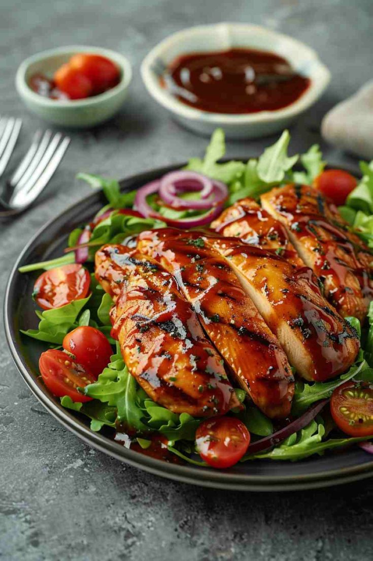 Sweet and Spicy BBQ Chicken Breasts