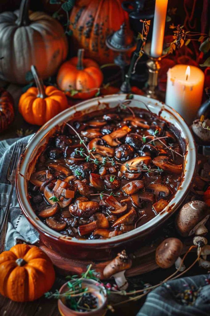 Vegan Mushroom Bourguignon