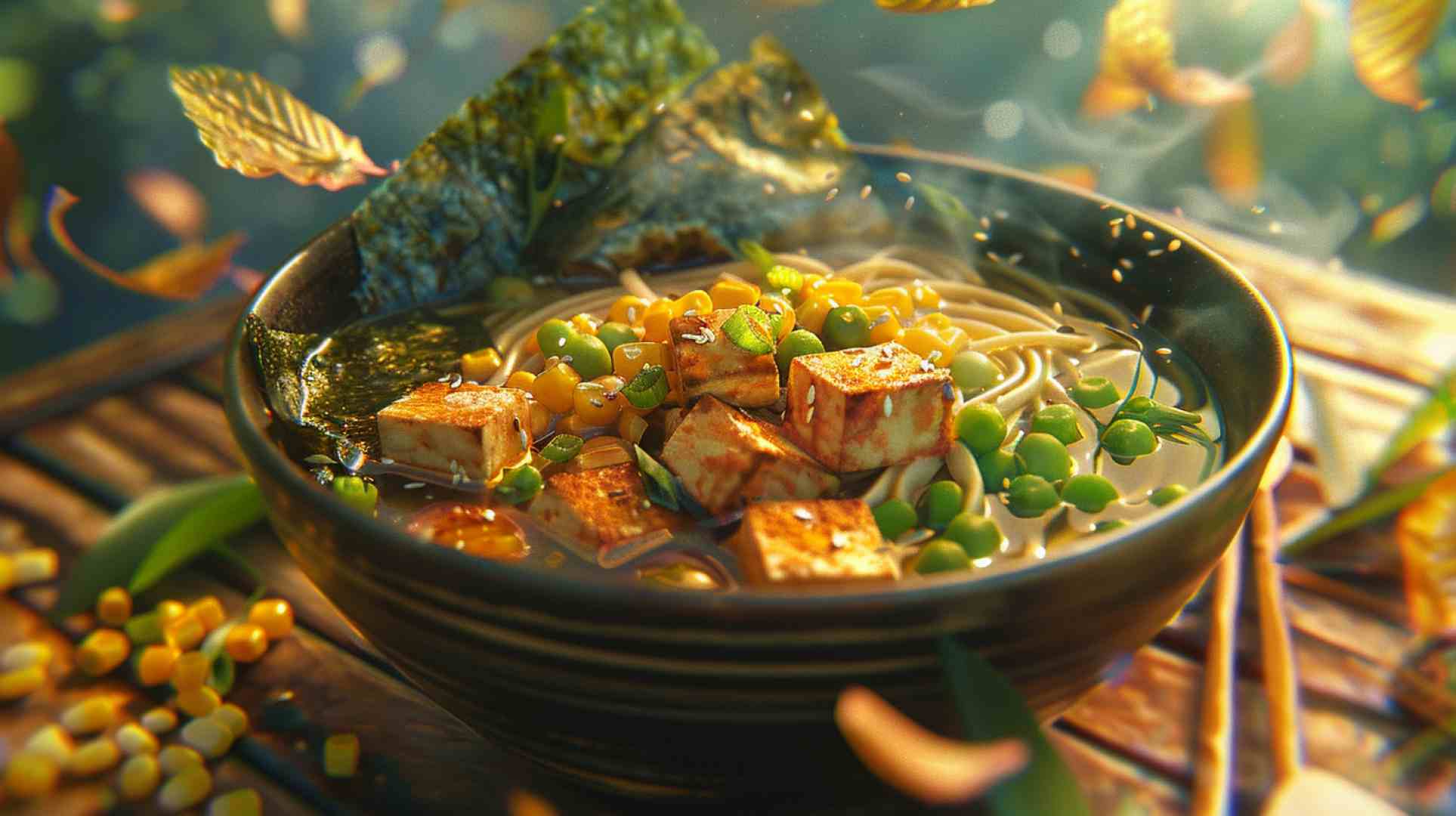 Vegan Ramen with Miso Broth