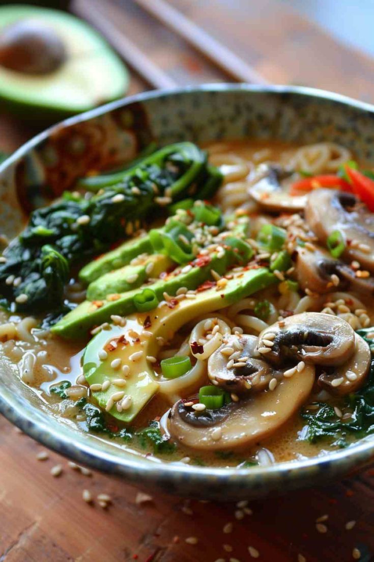 Vegan Ramen with Miso Broth