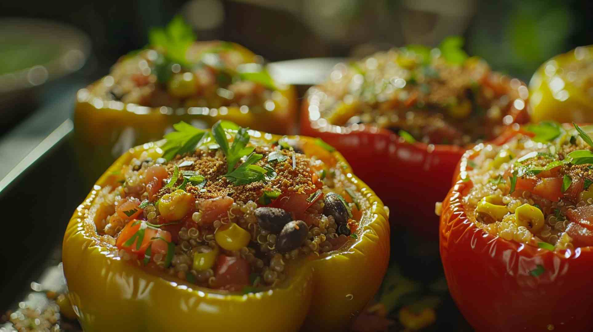 Vegan Stuffed Bell Peppers