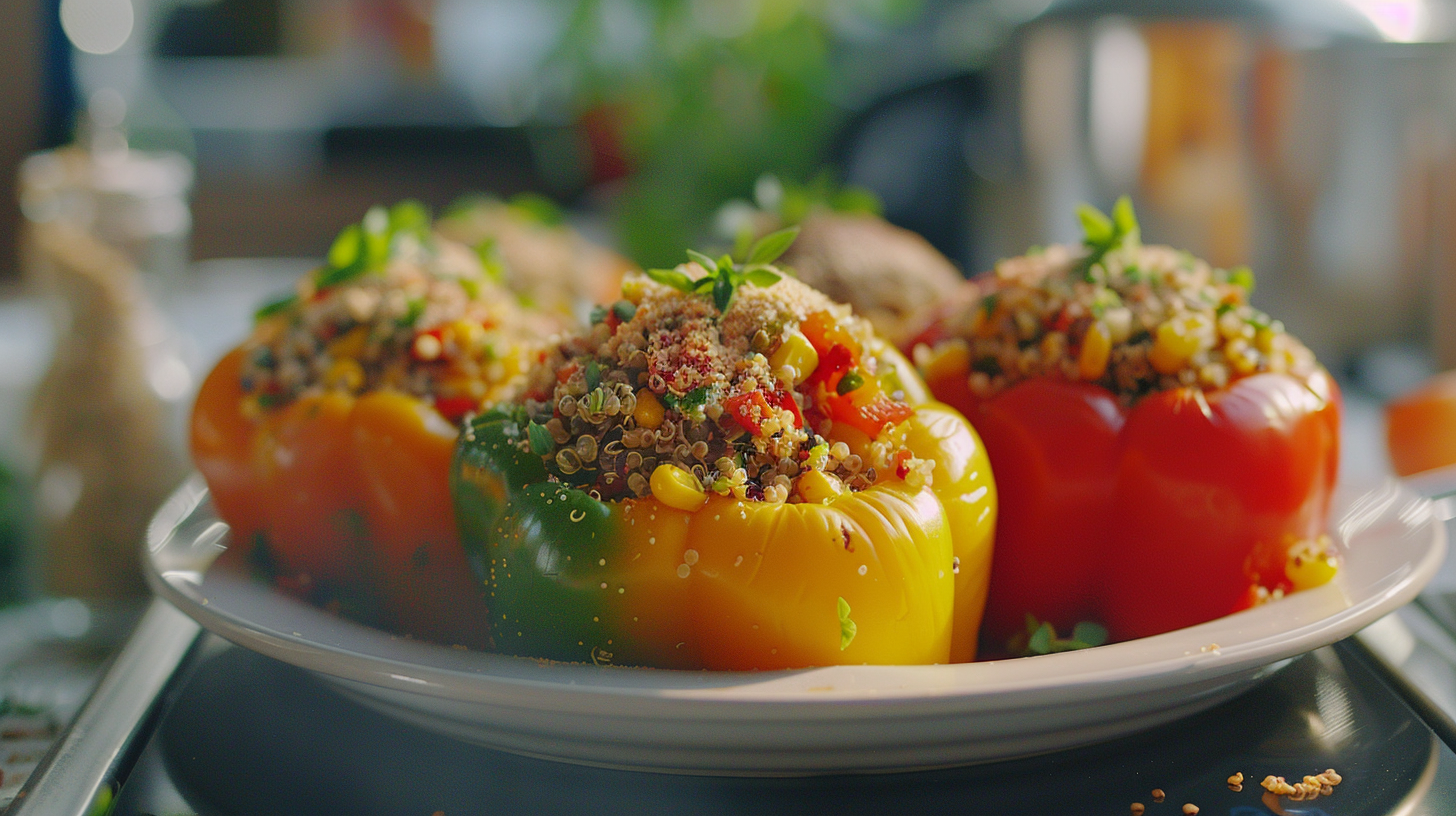 Vegan Stuffed Bell Peppers