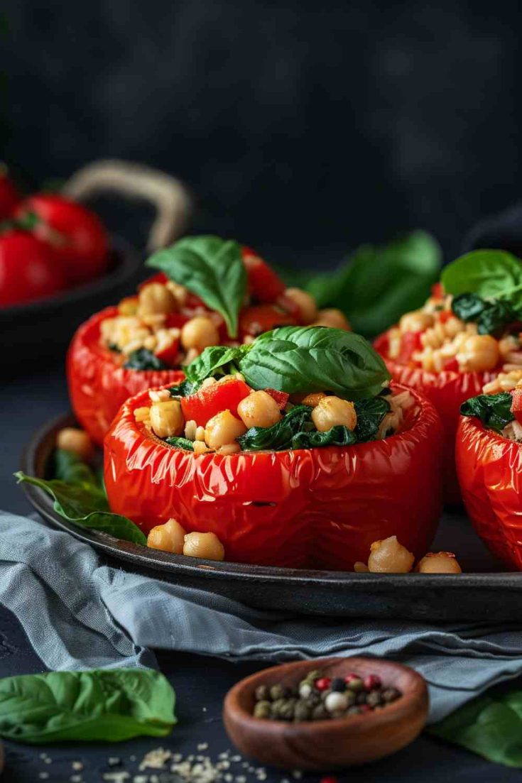 Vegan Stuffed Bell Peppers