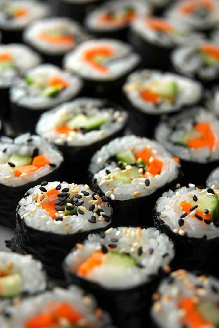 Vegan Veggie Sushi Rolls