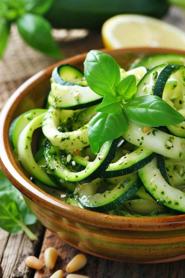 Zucchini Noodles with Pesto