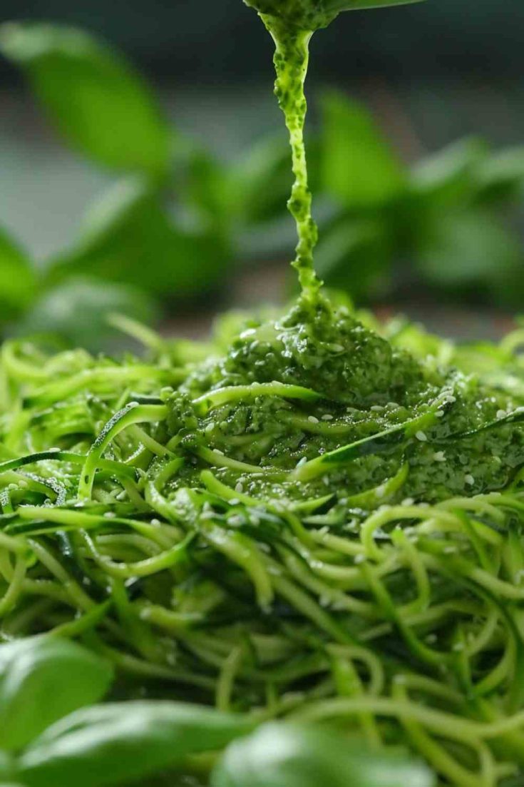 Zucchini Noodles with Pesto