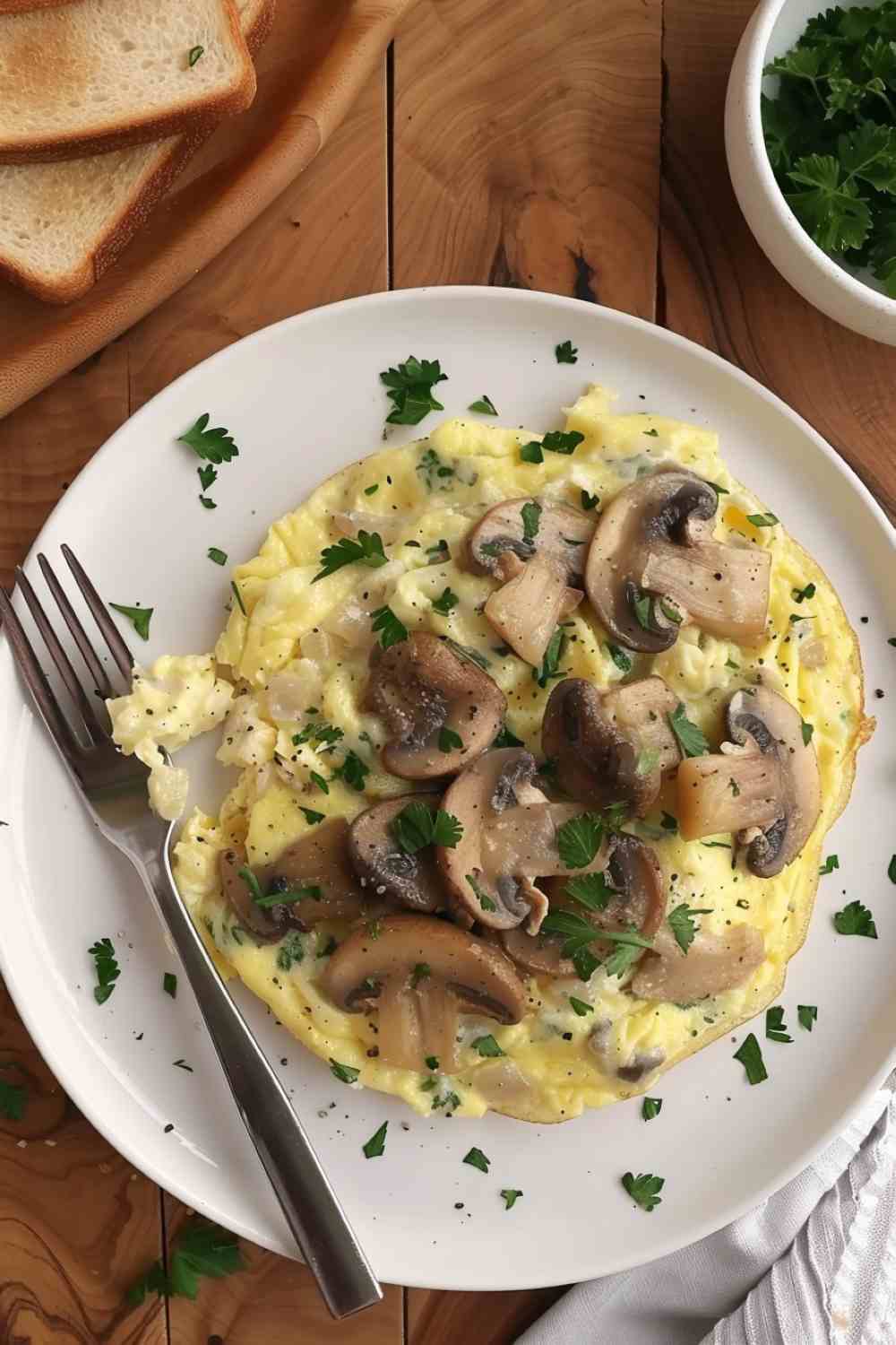 5-Minute Mushroom Omelette Recipe