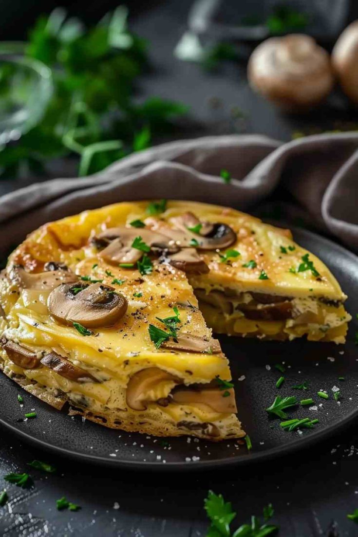 5-Minute Mushroom Omelette Recipe