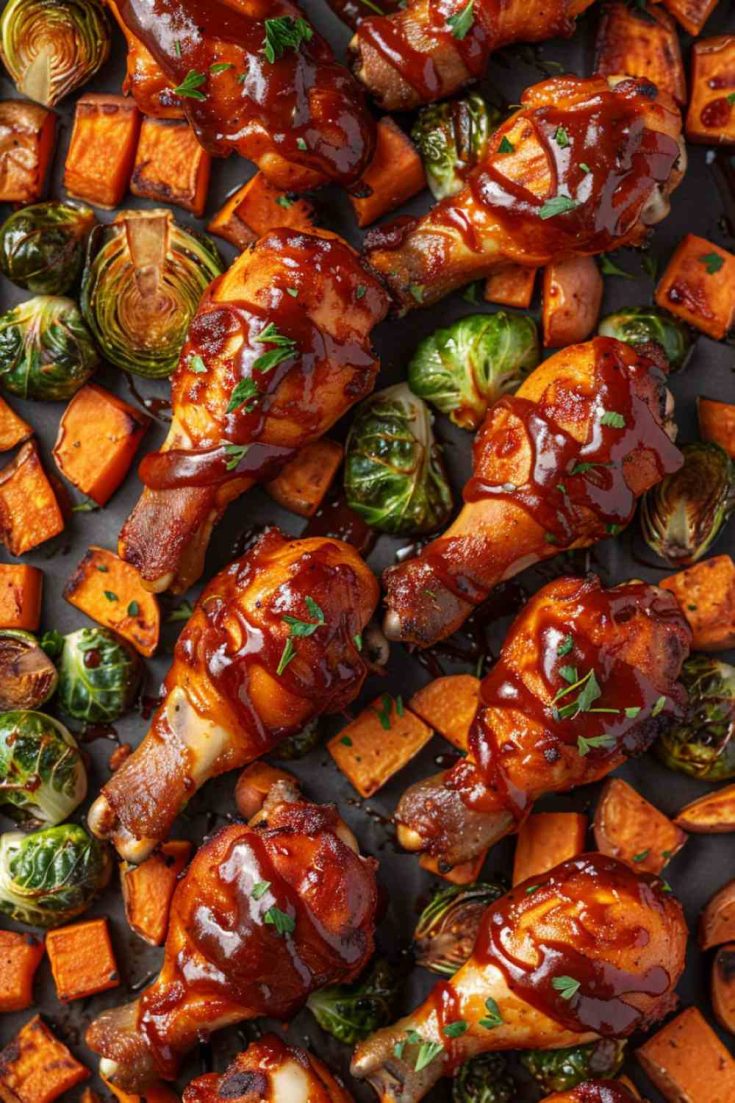 BBQ Chicken Sheet Pan Dinner