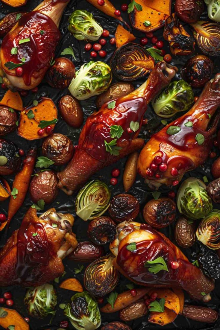 BBQ Chicken Sheet Pan Dinner