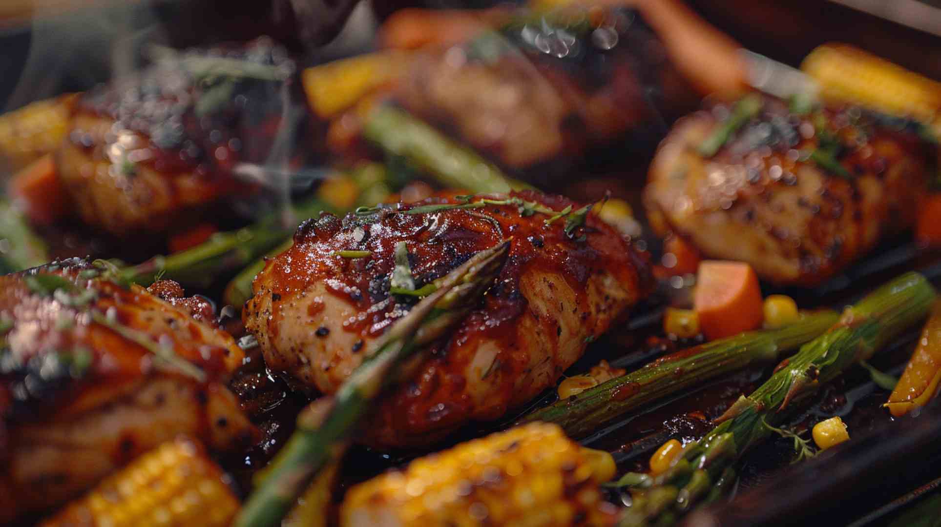 BBQ Chicken Sheet Pan Dinner