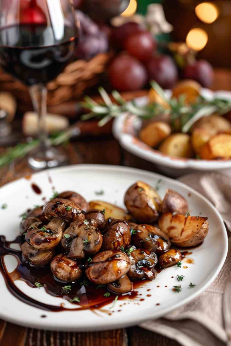 Balsamic Glazed Mushrooms