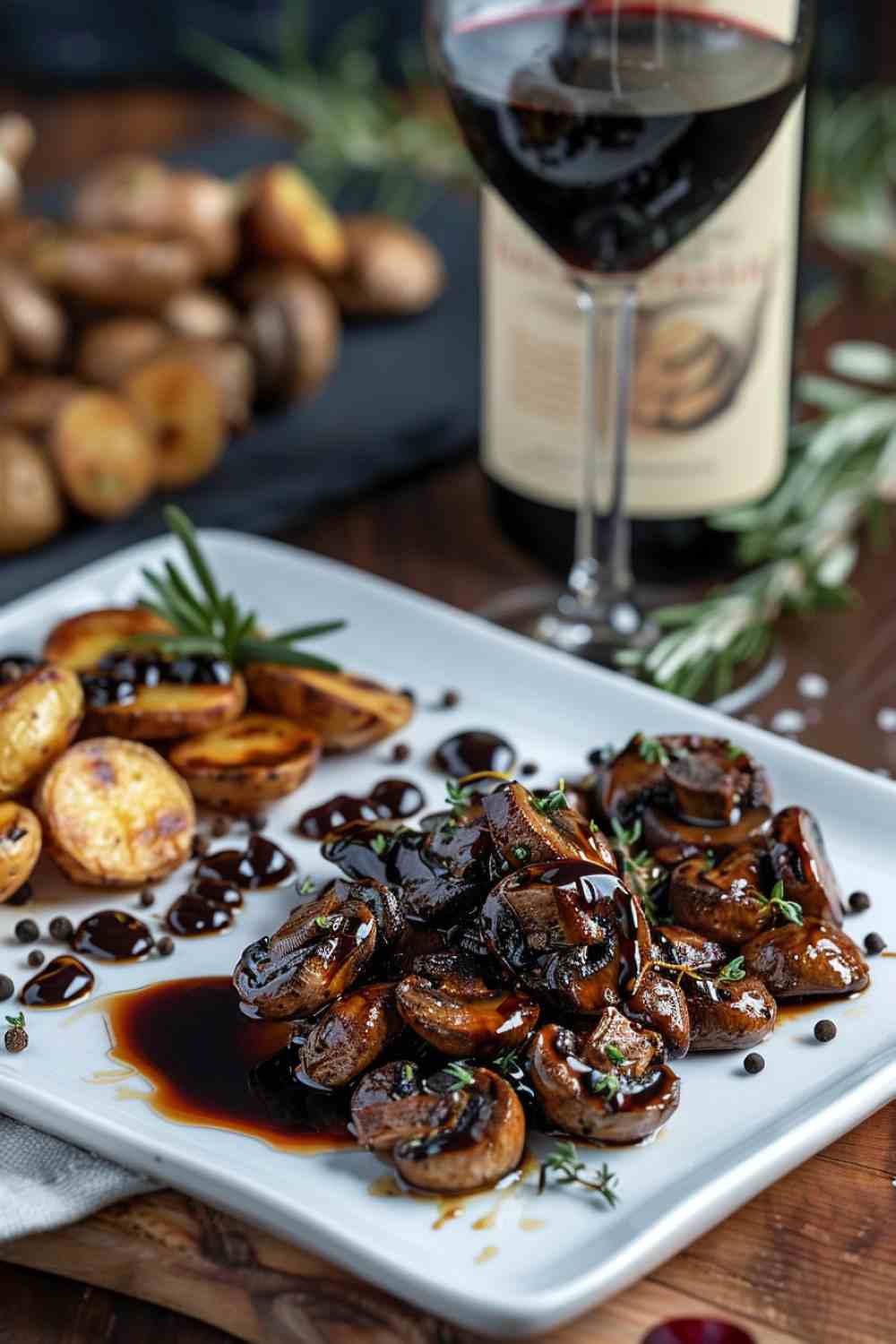 Balsamic Glazed Mushrooms