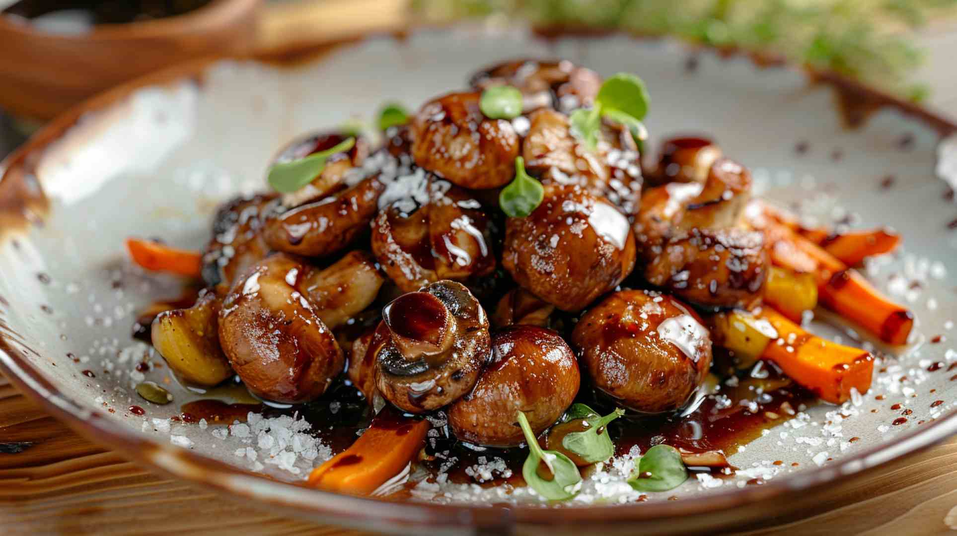 Balsamic Glazed Mushrooms