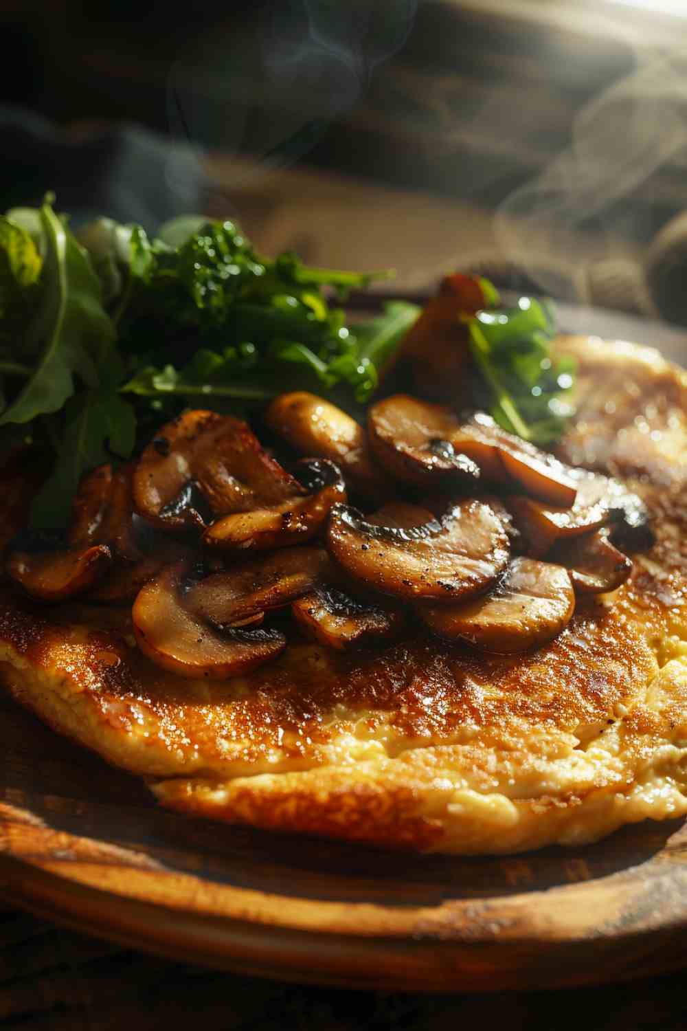 Breakfast Delight Mushroom Omelette