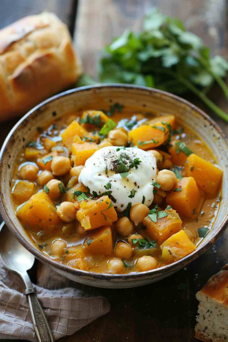 Butternut Squash and Chickpea Stew