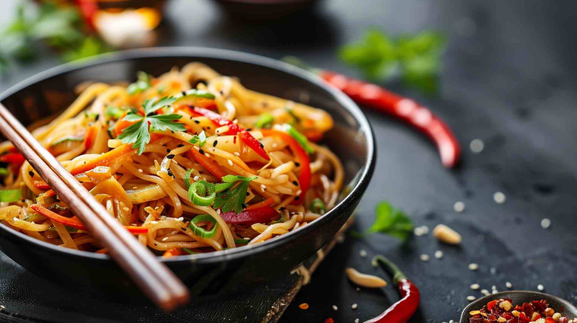 Cabbage Stir-Fry with Noodles