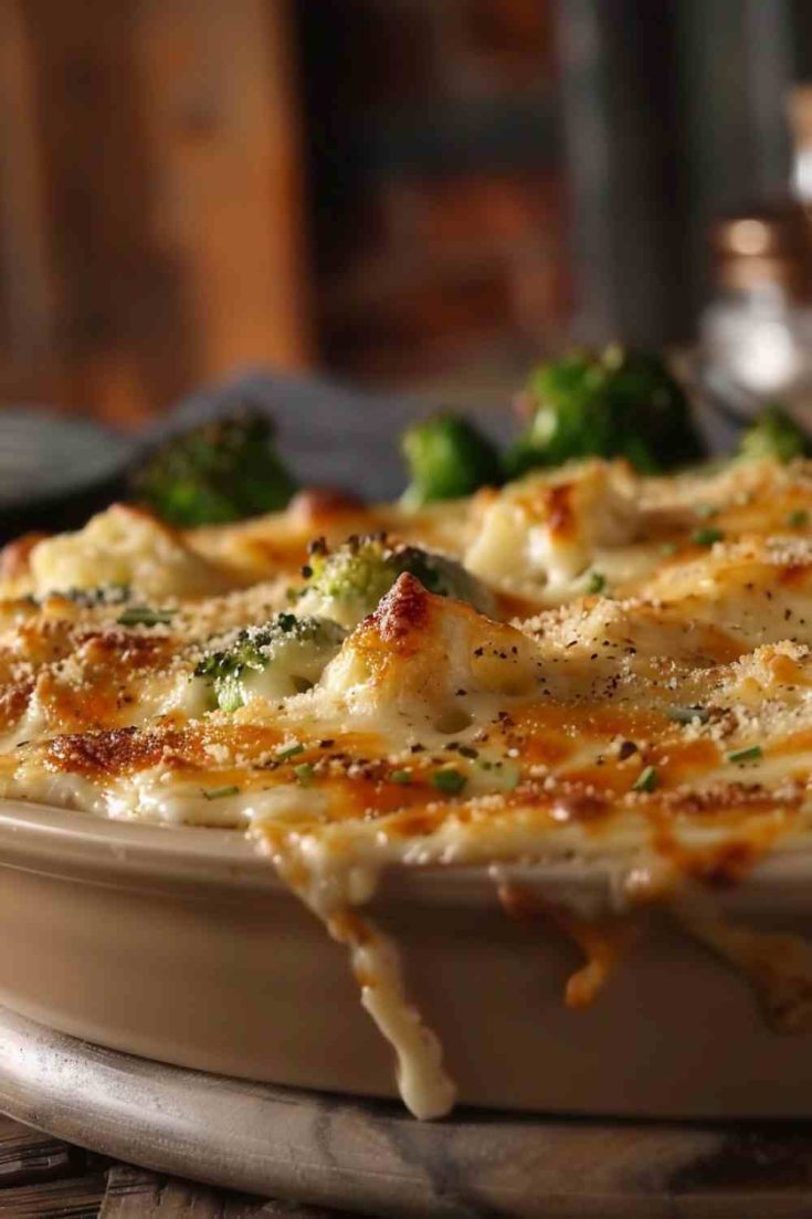 Cheesy Chicken and Broccoli Bake