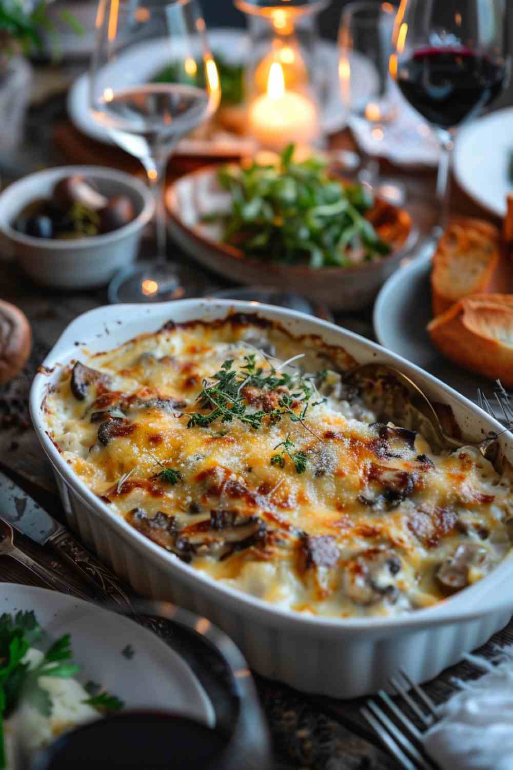 Cheesy Mushroom Casserole