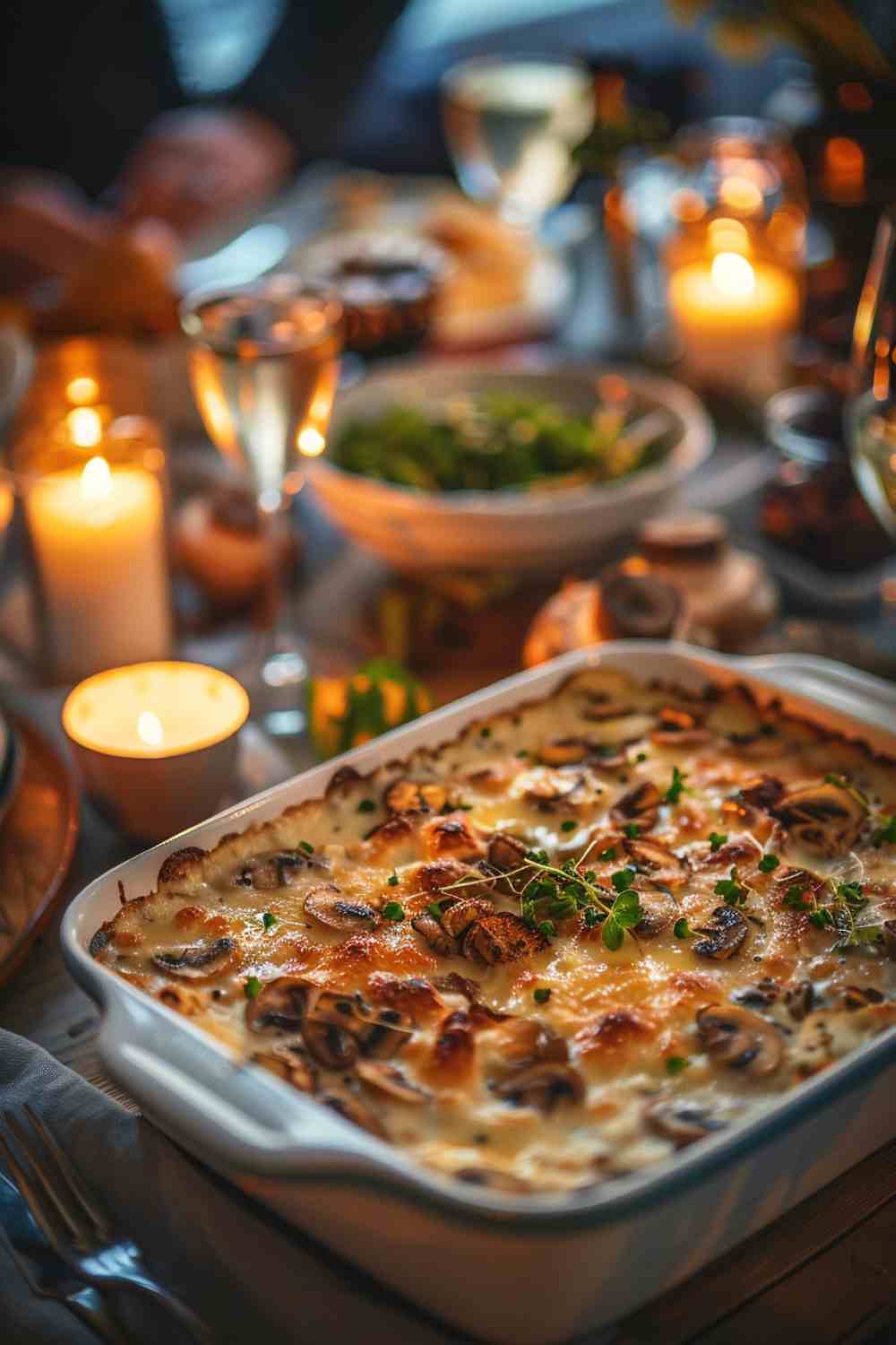 Cheesy Mushroom Casserole