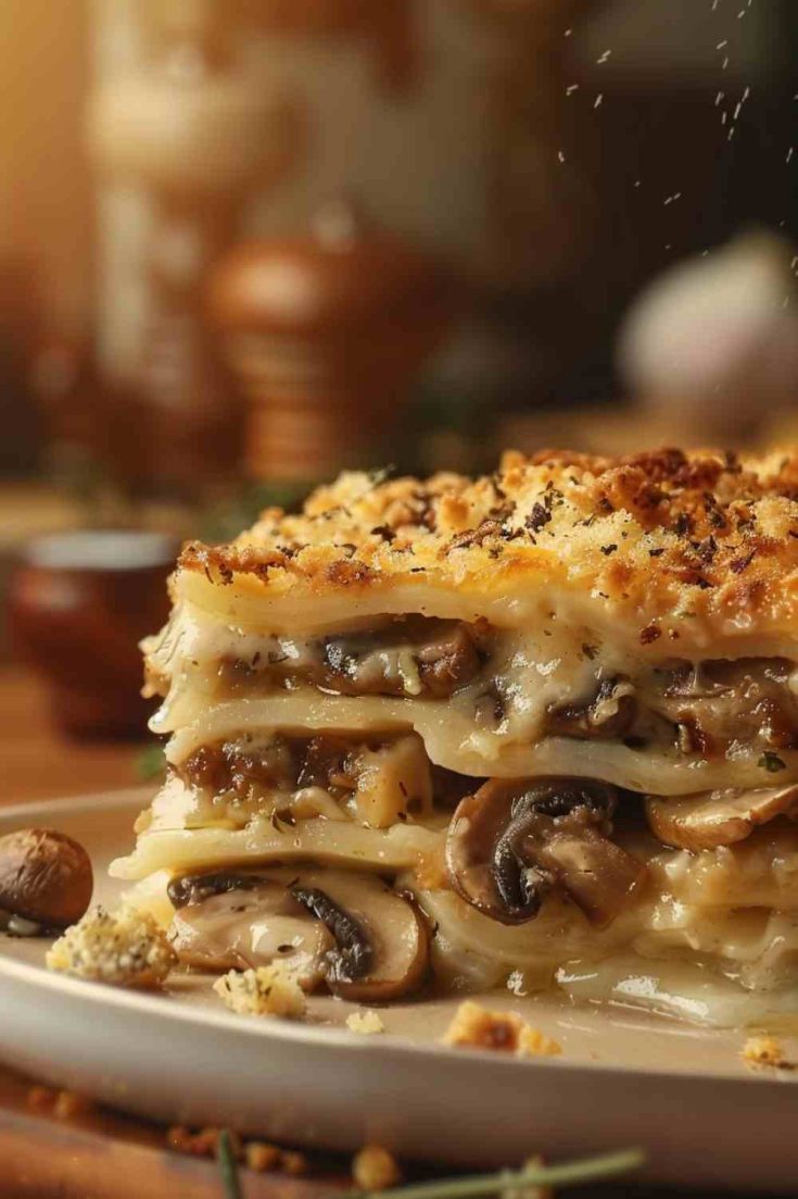 Cheesy Mushroom Casserole