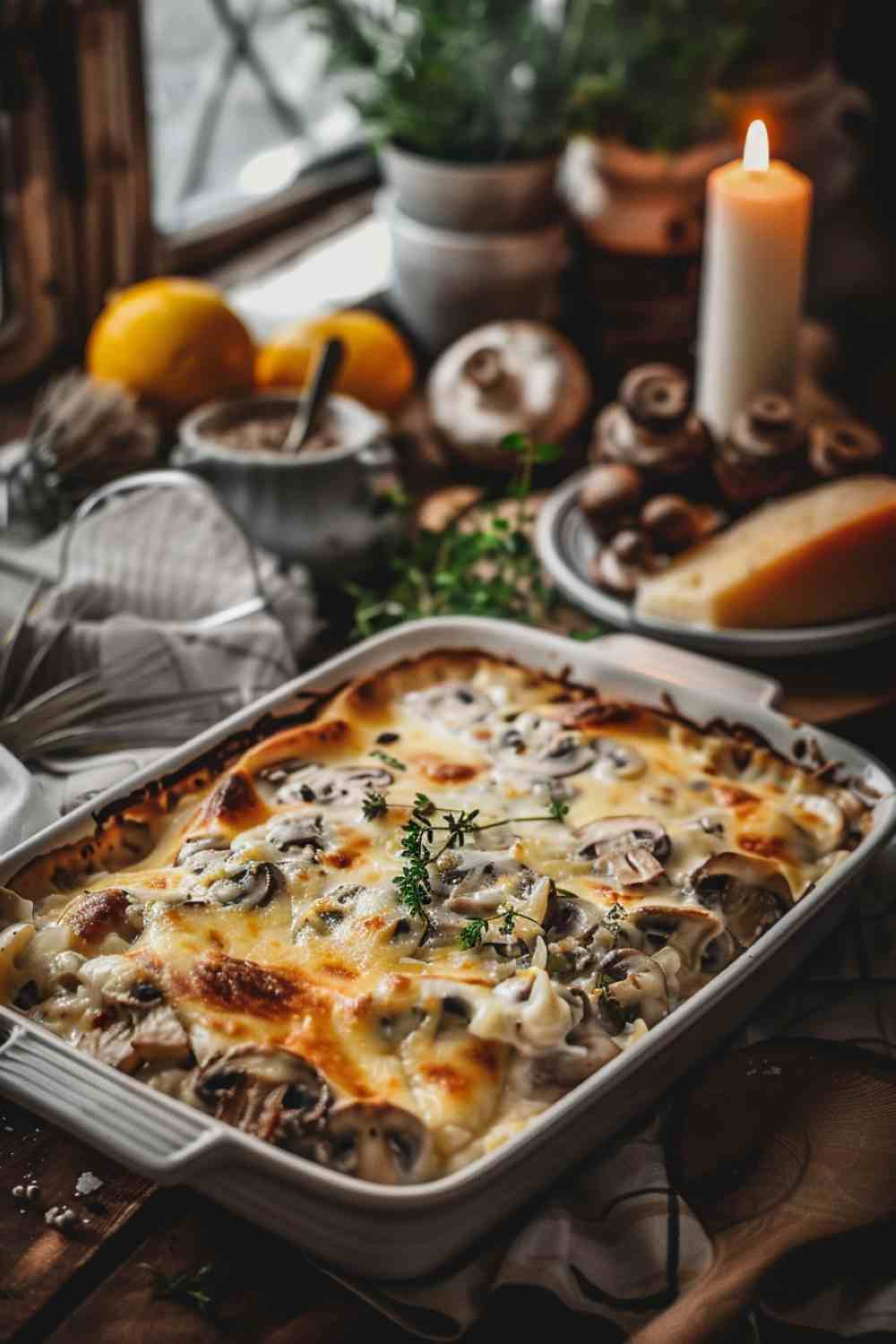 Cheesy Mushroom Casserole