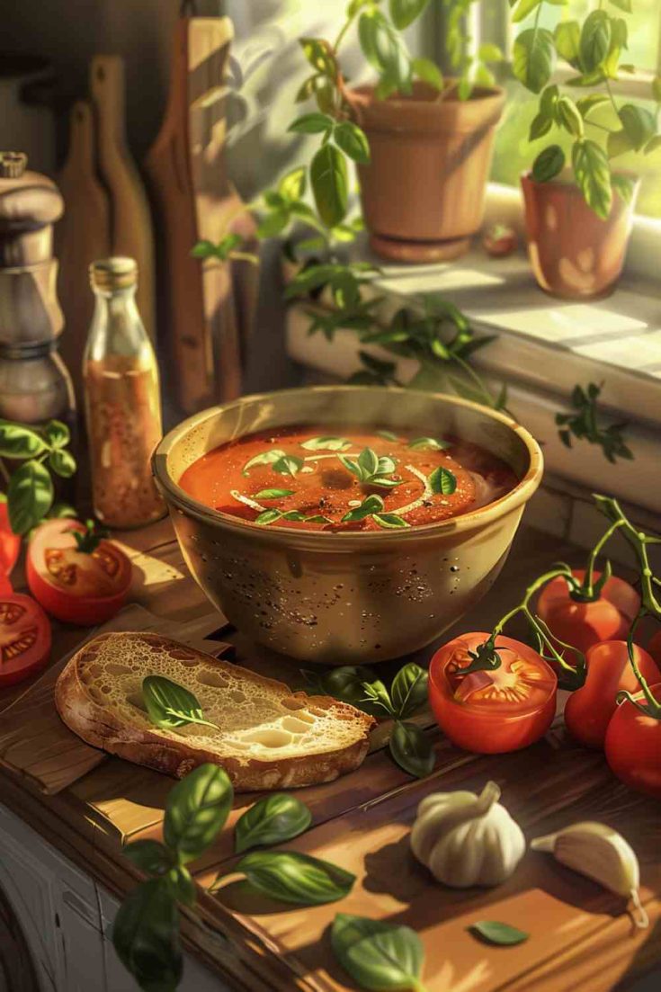 Classic Tomato Basil Soup