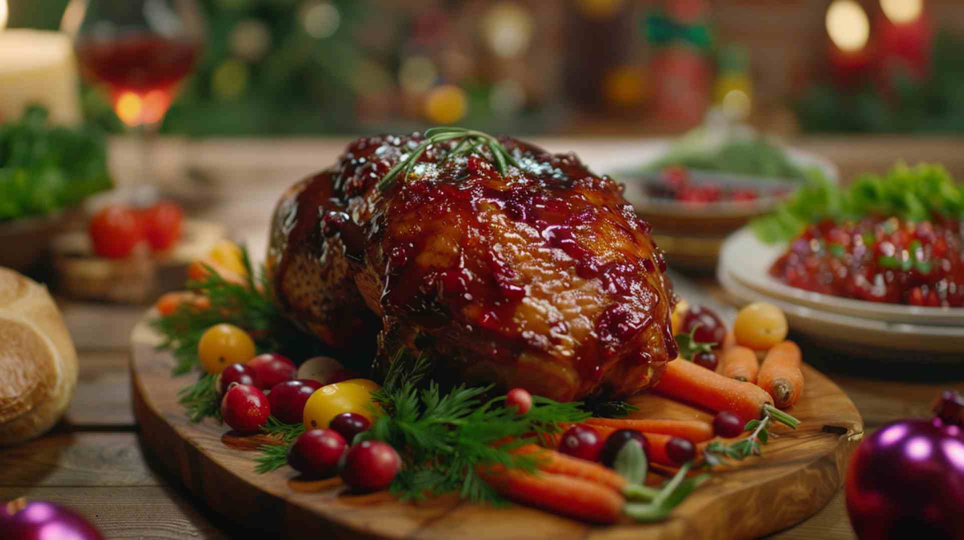 Cranberry Glazed Turkey Breast