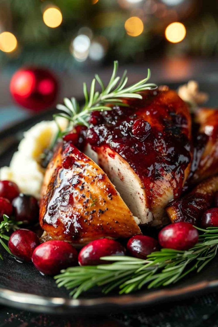 Cranberry Glazed Turkey Breast