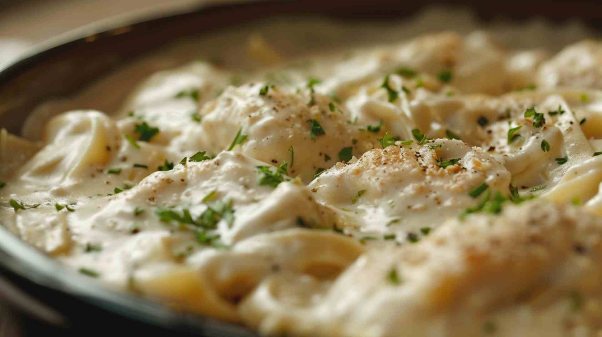 Creamy Crockpot Chicken Alfredo