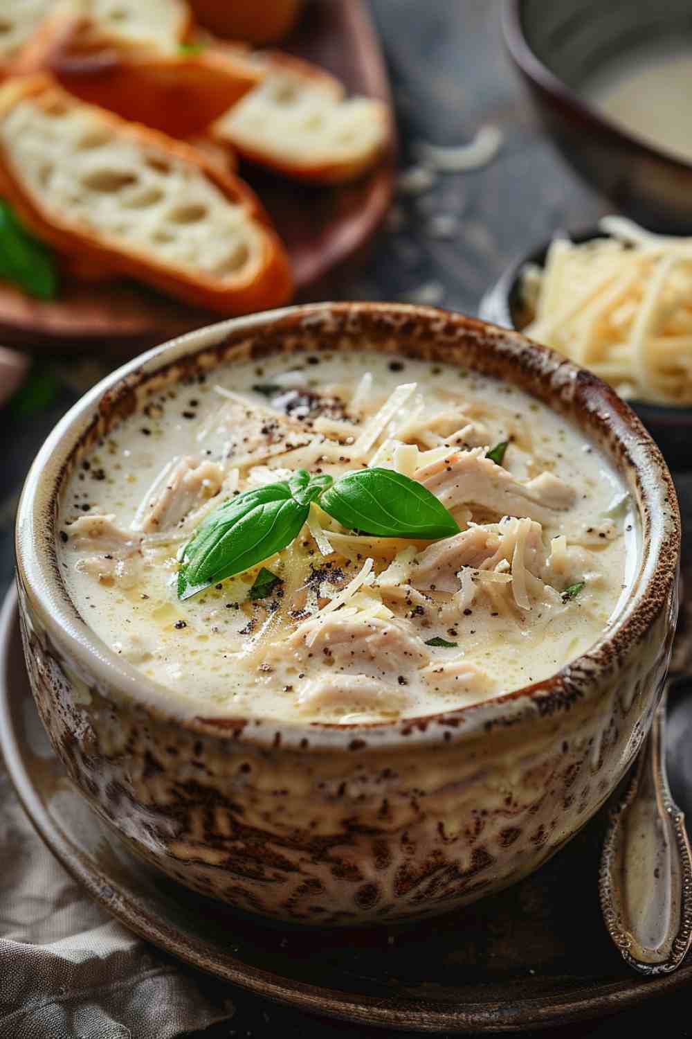 Creamy Crockpot Chicken Alfredo