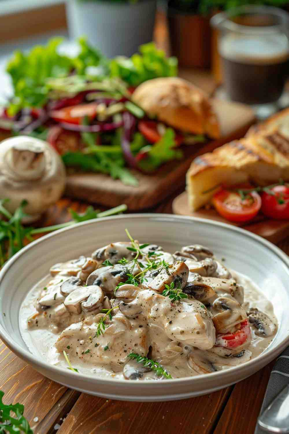 Creamy Mushroom Chicken