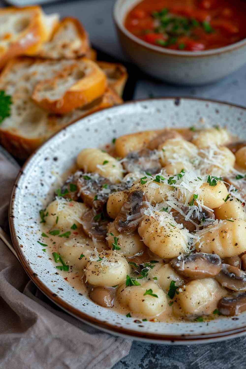 Creamy Mushroom Gnocchi