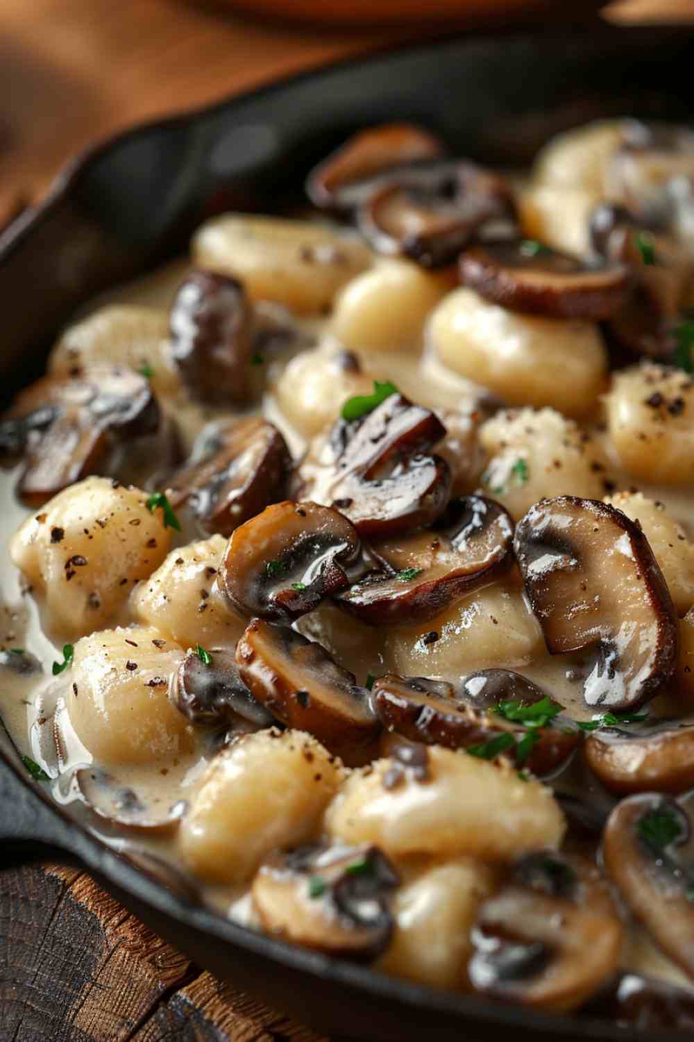 Creamy Mushroom Gnocchi