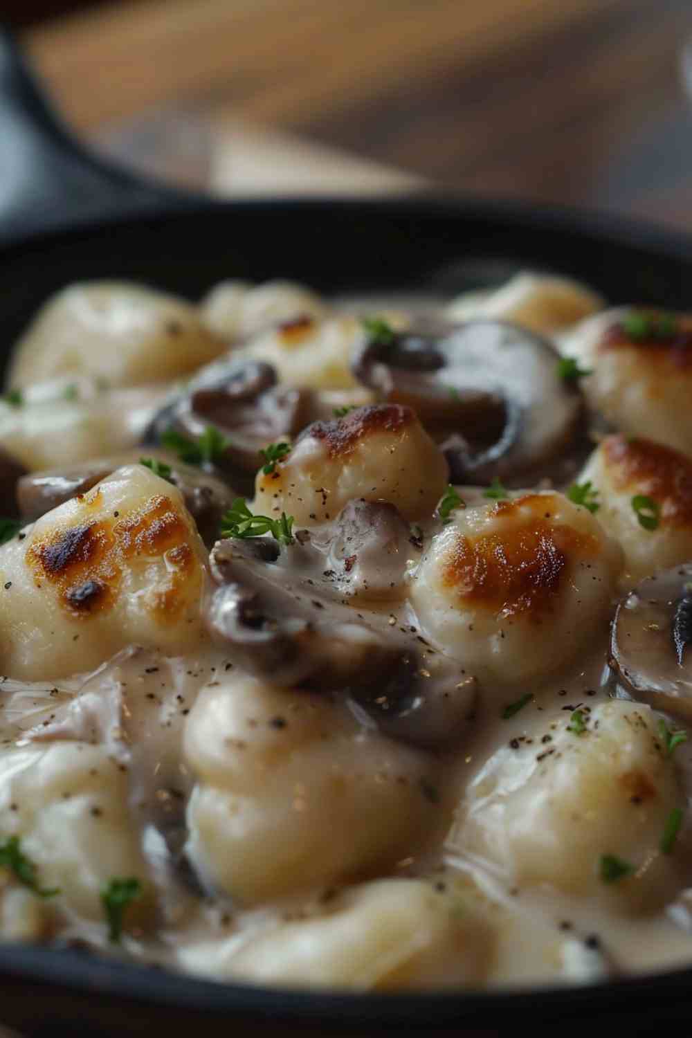 Creamy Mushroom Gnocchi