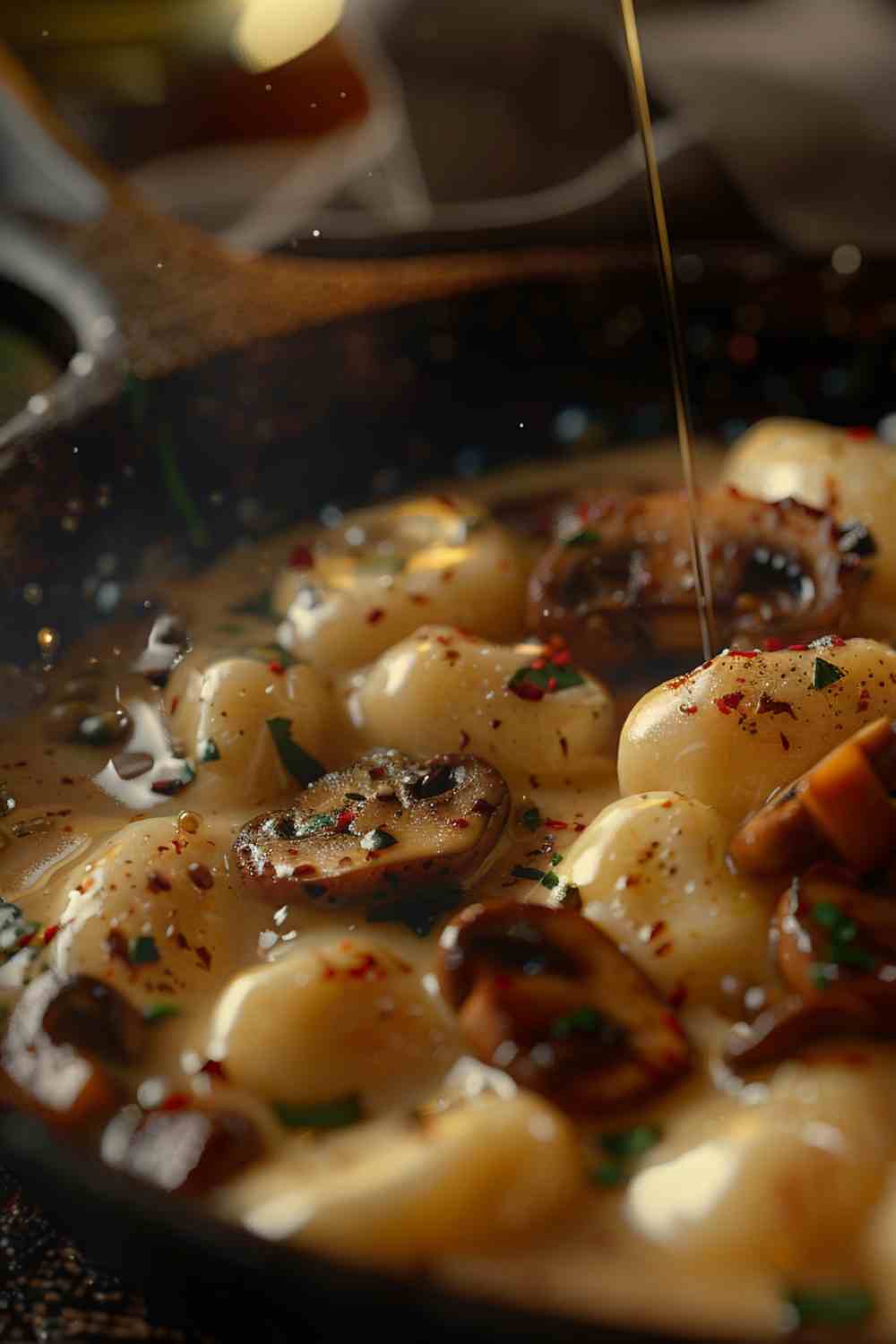 Creamy Mushroom Gnocchi