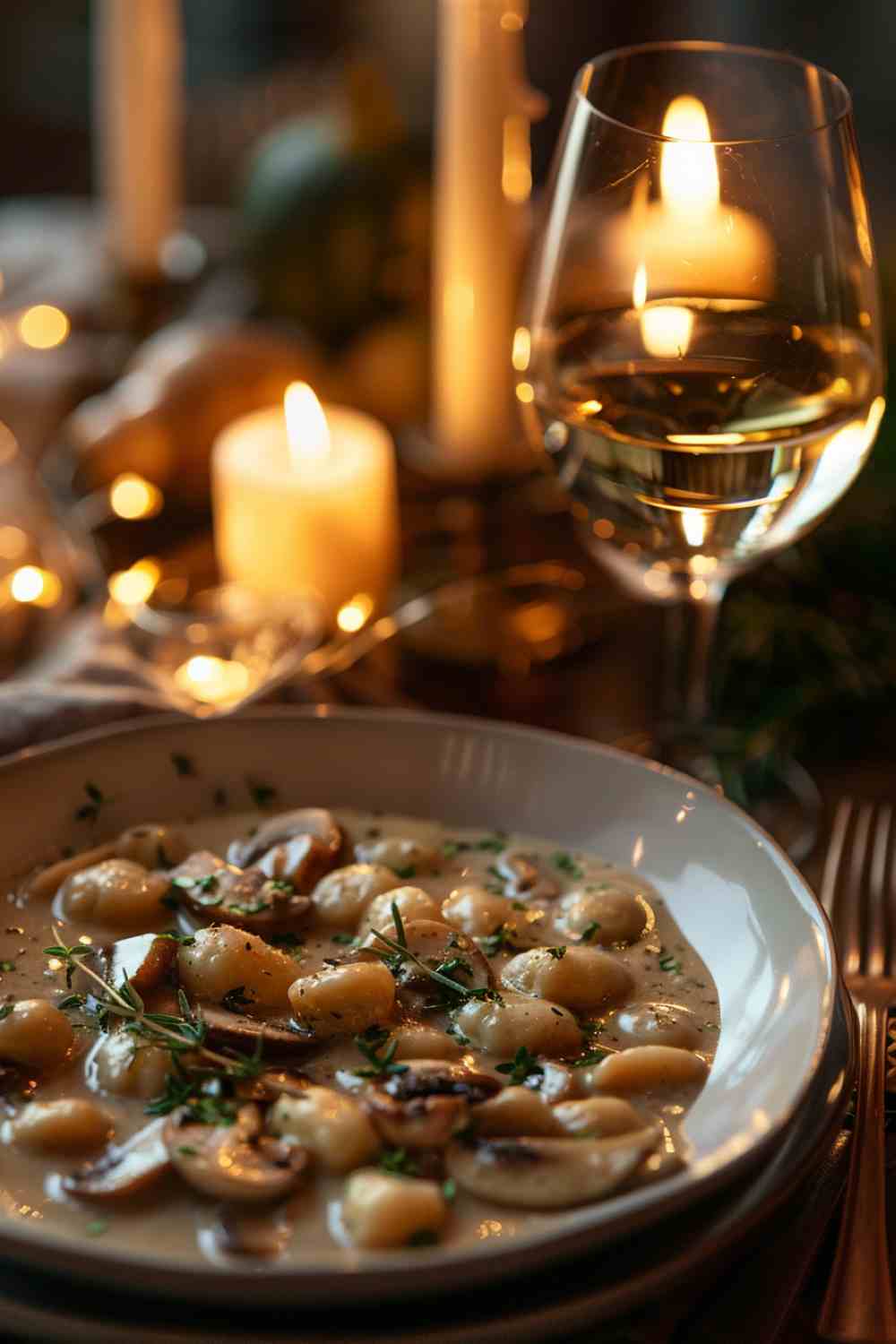 Creamy Mushroom Gnocchi