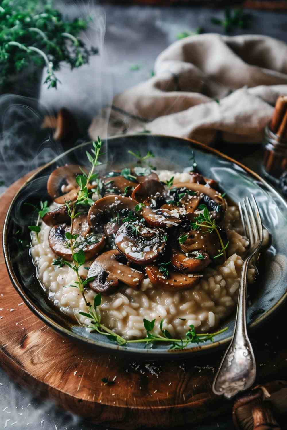 Creamy Mushroom Risotto