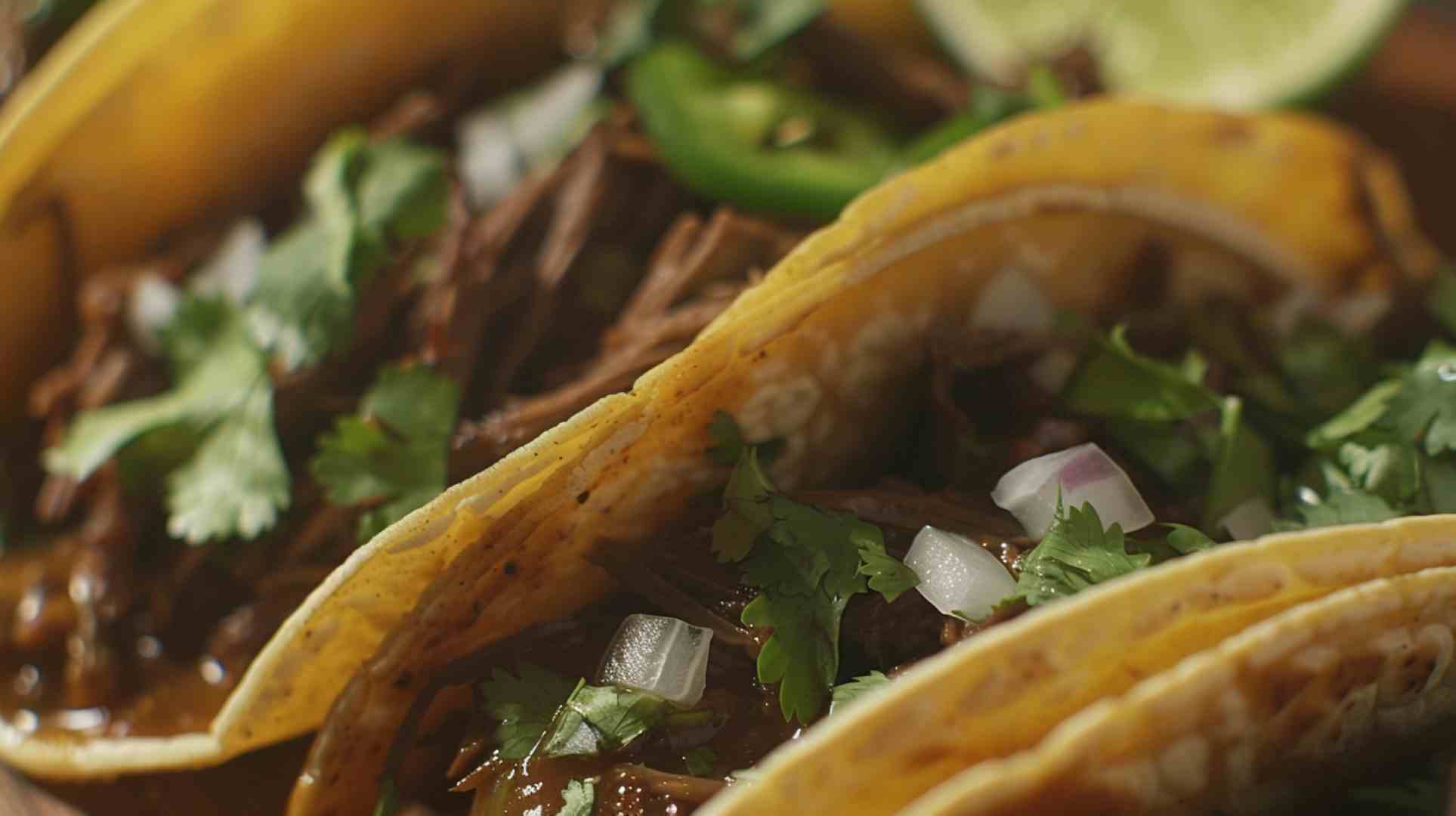 Crockpot Beef Barbacoa Tacos